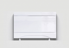 Экран Alavann Soft 0,75 м торцевой МДФ белый