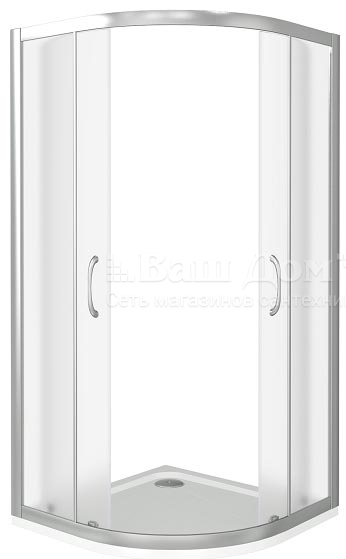 Душевой уголок Good Door Latte R-80-G-WE 80x80, грейп, 5 мм