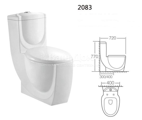 Сиденье для унитаза Lotos  2078 ППР, микролифт