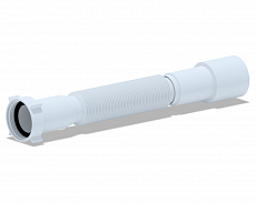 Гибкая труба Ани Пласт K106 1 1/2"х40/50, 366-776 мм, с гайкой