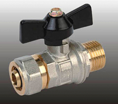 Кран шаровый Frap FR402 обжимной нар. 20x3/4"