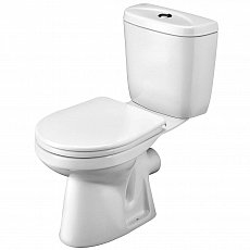 Унитаз-компакт Santek Анимо 1.WH30.2.135, 2 режима, прямой выпуск, микролифт