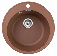 Мойка кухонная GranFest Quarz GF-Z08 (d 480) терракот