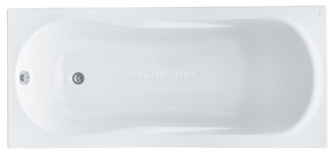 Ванна акриловая Santek Каледония 170х75 см, прямоугольная 1 фото