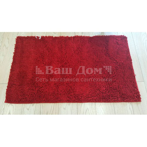 Коврик для ванной Zalel Макароны латекс 60*90 бордо