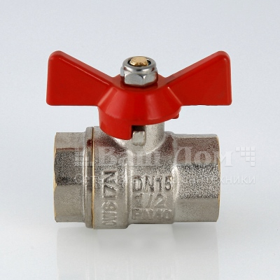 Кран шаровый Valtec VT.217.N.04, 1/2" бабочка г/г
