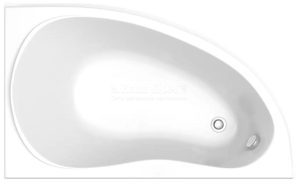 Ванна акриловая BAS Алегра 150х90 см, правая 1 фото