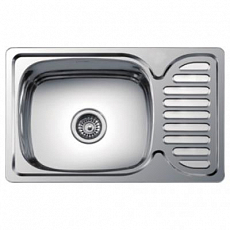Мойка кухонная Ledeme L96642 (660*420*180) 0,8 mm, б/о, глянец