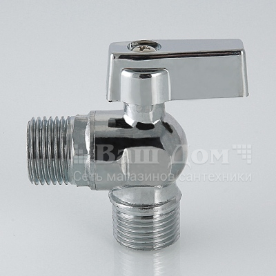 Кран шаровый Valtec VT.392.N.04, угловой 1/2"х1/2" ш/ш