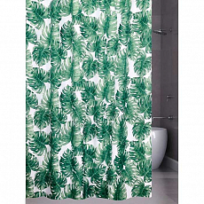 Штора для ванной Zalel ZL-11 flora полиэстер, зеленый