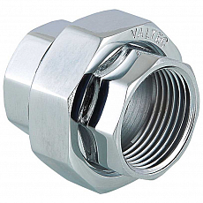 Американка прямая Valtec 1", г/г, хром