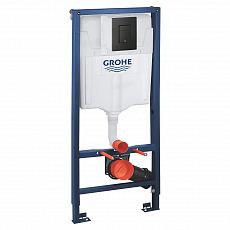 Инсталляция Grohe Rapid SL 38811KFO прямоугольная клавиша, черная