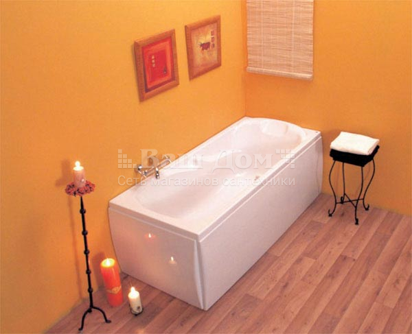 Ванна акриловая Vagnerplast Charitka 170x75 см, прямоугольная