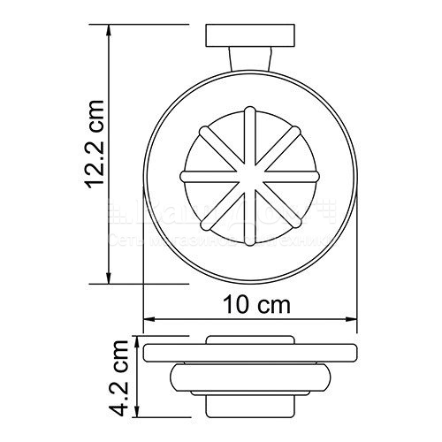 Крючок WasserKRAFT Lippe K-6523