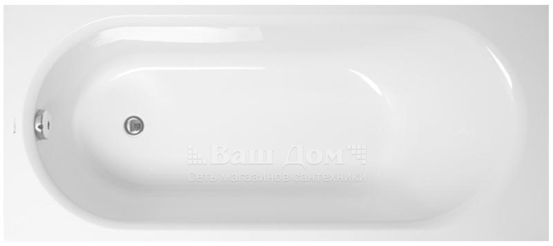 Ванна акриловая Vagnerplast Kasandra 170x70 см, прямоугольная 1 фото