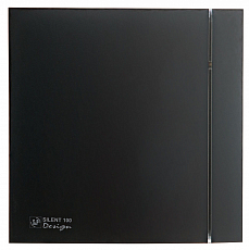 Вентилятор вытяжной Soler&Palau Silent-100 CZ Matt Black Design 4C