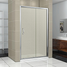 Душевая дверь Good Door Infiniti WTW-140-G-CH, 140 см, грейп