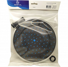 Верхний душ Orion 0105050 для душевых кабин d 240 mm, черный