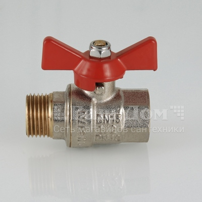 Кран шаровый Valtec VT.218.N.05, 3/4" бабочка г/ш