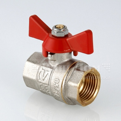 Кран шаровый Valtec VT.217.N.04, 1/2" бабочка г/г