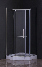 Душевой угол Loranto CS-816S B 90*90*200, низкий, трапеция, 6 мм