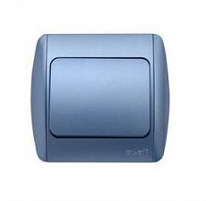 Выключатель EL-BI Tuna 502-12-200 1-клавишный, синий