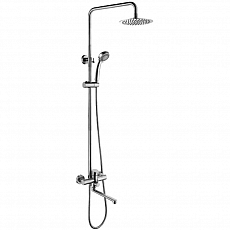 Душевая система Ledeme H703 L72403-1 округлая, нерж. сталь