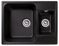 Мойка кухонная GranFest Quarz GF-Z09 1,5 чаши (620х480) черный