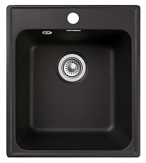 Мойка кухонная GranFest Quarz GF-Z17 прямоуг. (420х480) черный