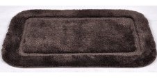 Коврик для ванной Zalel Lux Border плюш 60*100 темно-коричневый