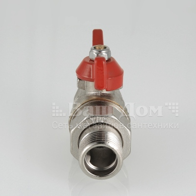 Кран шаровый Valtec VT.227.N.04, американка 1/2" г/ш белая ручка