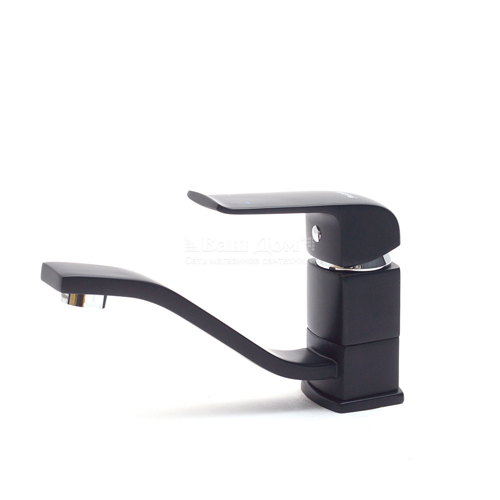 Смеситель для кухни Gappo Aventador G4550, низкий излив, черный 1 фото