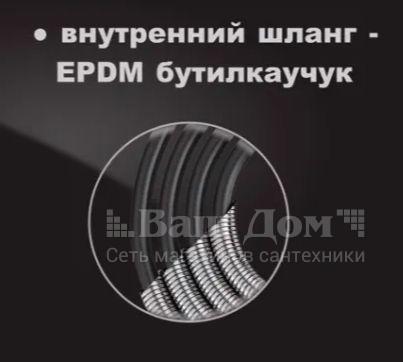 Душевой шланг Elghansa SH005-New с шарнирной гайкой, 150-190 cm 3 фото