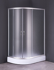 Душевой угол Loranto CS-827 AR (CS-1285) 120*80*195, низкий, четверть, матовое