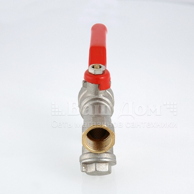 Кран шаровый Valtec VT.292.N.05, с фильтром ручка 3/4" г/г