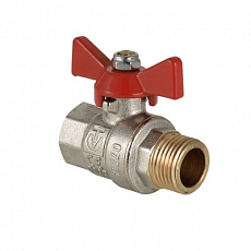 Кран шаровый Valtec VT.218.N.05, 3/4" бабочка г/ш