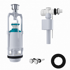 Арматура Iddis F012400-0005 боковой подвод, 1-ая кнопка