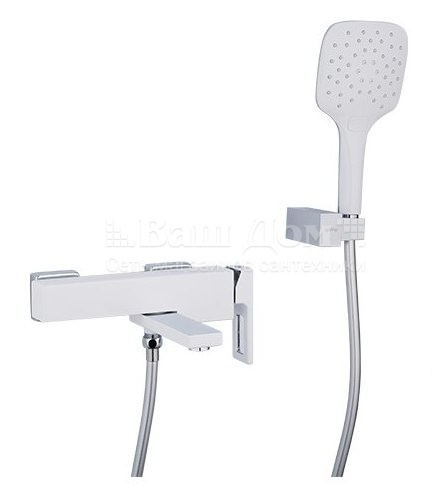 Смеситель для ванны Gappo Futura G3217-8, белый (8) 1 фото