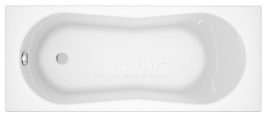 Ванна акриловая Cersanit Nike 170х70 см 1 фото