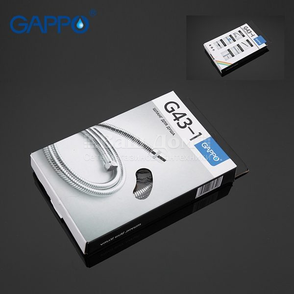 Душевой шланг Gappo G43-1, 100 cm, усиленный