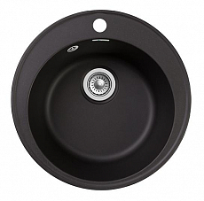 Мойка кухонная GranFest Quarz GF-Z08 (d 480) черный