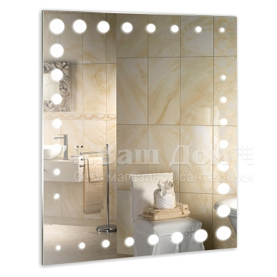 Зеркало Mixline Шанель 525406 600x800 светодиодная подсветка 1 фото