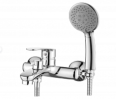 Смеситель для ванны Ledeme H72 L3272 короткий излив
