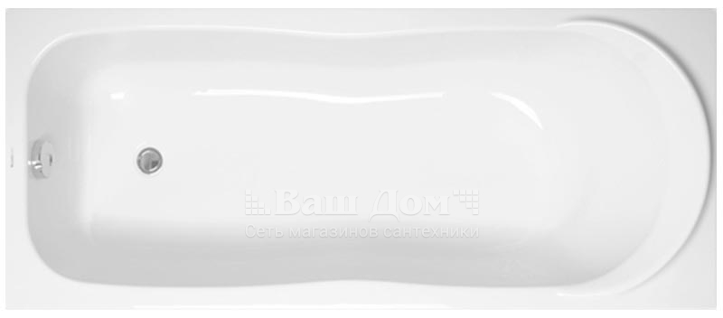 Ванна акриловая Vagnerplast Penelope 170x70 см, прямоугольная 1 фото