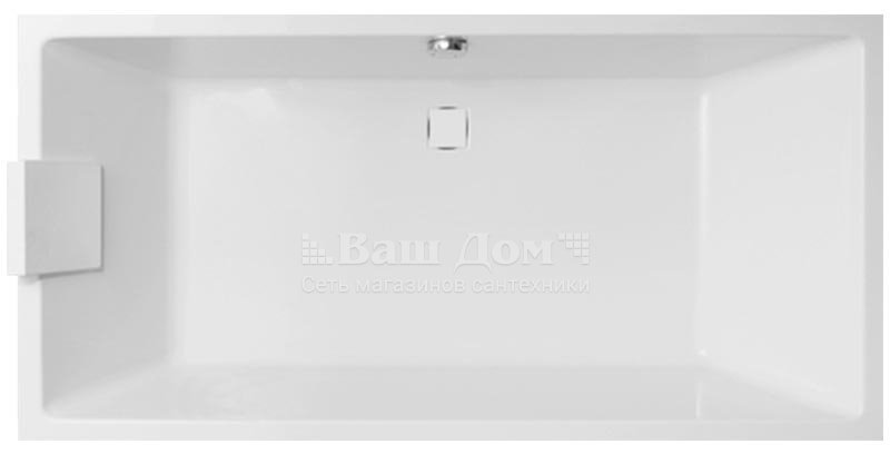 Ванна акриловая Vagnerplast Cavallo 180x80 см, прямоугольная 1 фото