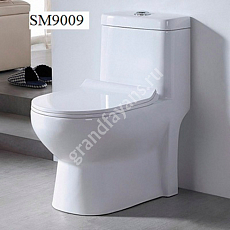 Сиденье для унитаза Eva Gold SM9009, ПП, тонкое, микролифт