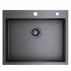 Мойка кухонная Raglo R701.6050.09, 60х50 см, графит