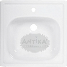 Мойка кухонная Antika стальная эмалированная 500х500 мм с кронш.